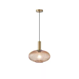   EUROLAMP ARTE ILLUMINA Topaz domborított üvegű függesztett lámpa