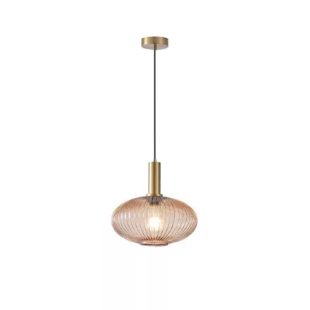 EUROLAMP ARTE ILLUMINA Topaz domborított üvegű függesztett lámpa