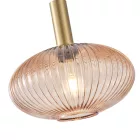 EUROLAMP ARTE ILLUMINA Topaz domborított üvegű függesztett lámpa