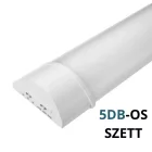 5 db Eurolamp ZÁRT TÍPUSÚ LED Batten 10-15-20W 0,60m 3CCT
