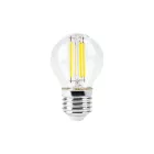 Filament szálas LED izzó E27 foglalattal G45 2700K 6W