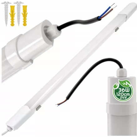 10db-os Berge Hermetikus fehér LED panel 120cm - 36W - semleges színű