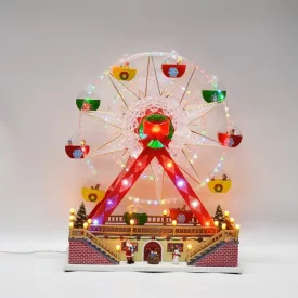   Eurolamp ÓRIÁSKERÉK, FÉNYZENÉVEL ÉS MOZGÁSSAL, adapterrel 44,5X20,5X54Cm