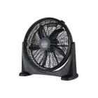 Eurolamp dobozos ventilátor, 100 W, átmérő: 50 cm, fekete