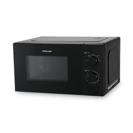   Eurolamp Fekete mikrohullámú sütő - 20 liter, 700W, 220-240V