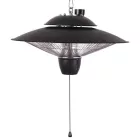 Eurolamp függesztett mennyezeti hősugárzó fekete, 2000W, IP24