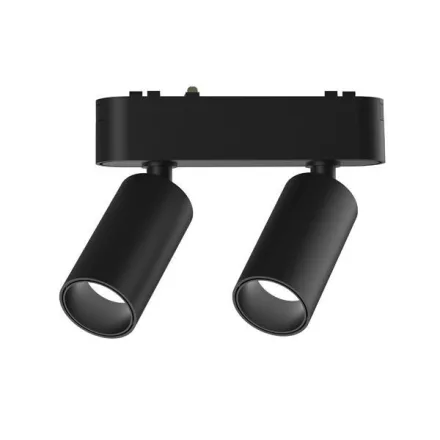 Eurolamp, Mágneses sínre szerelhető Ultra Slim lámpa fekete, 2X5W, 40V, 3CCT