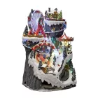 Eurolamp TÉLI VIDÁMPARK ÓRIÁSKERÉKKEL, VONATTAL, ZENÉVEL ÉS MOZGÁSSAL, ADAPTERREL, 49,5x44,5x75,5cm
