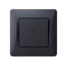 VIDEX BINERA fekete grafit csengő