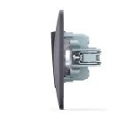 VIDEX BINERA fekete grafit csengő