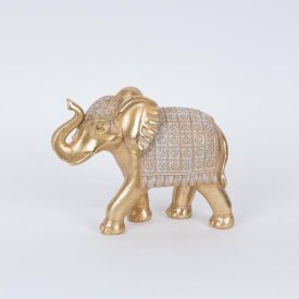 Eurolamp arany elefánt dísz 20.5x8x16cm