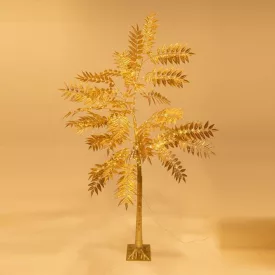   Eurolamp ARANYFA SZÉLES LEVÉLLEL 1,8m, 6W, 140 MELEG FEHÉR MINI LED, 3M-ES HOSSZABBÍTÓKÁBEL, IP44