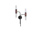 EUROLAMP ARTE ILLUMINA SIZE 36X19 Fekete - Barna falikar beépített LED 12W