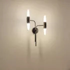 EUROLAMP ARTE ILLUMINA SIZE 36X19 Fekete - Barna falikar beépített LED 12W