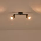 EUROLAMP ARTE ILLUMINA SPOT Fekete Fém 2XGU10 300X80X155mm 