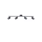 EUROLAMP ARTE ILLUMINA SPOT Fekete Fém 4XGU10 790X80X165mm 