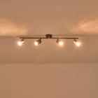 EUROLAMP ARTE ILLUMINA SPOT Fekete Fém 4XGU10 790X80X165mm 