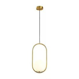   EUROLAMP ARTE ILLUMINA Függesztett lámpatest beépített LED E27 Φ20*H40CM GOLD 
