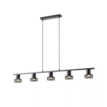 EUROLAMP ARTE ILLUMINA Mennyezeti TRIPLA SPOT GU10 640X100X300mm Fekete rácsos