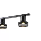 EUROLAMP ARTE ILLUMINA Mennyezeti TRIPLA SPOT GU10 640X100X300mm Fekete rácsos