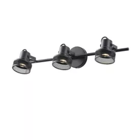   EUROLAMP ARTE ILLUMINA Mennyezeti TRIPLA SPOT GU10 640X100X300mm fekete rácsos 