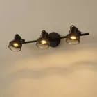 EUROLAMP ARTE ILLUMINA Mennyezeti TRIPLA SPOT GU10 640X100X300mm fekete rácsos 