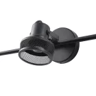 EUROLAMP ARTE ILLUMINA Mennyezeti TRIPLA SPOT GU10 640X100X300mm fekete rácsos 