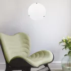 EUROLAMP ARTE ILLUMINA ERIS Mennyezeti Lámpatest Φ40 2X27 Fehér/NICKEL 