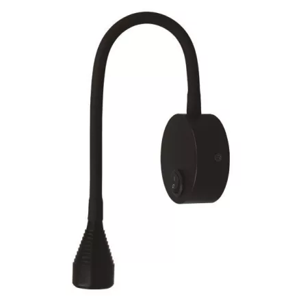 EUROLAMP ARTE ILLUMINA IONAS 1 Fali kar olvasólámpa 3W LED 3000K Fekete 