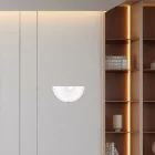 EUROLAMP ARTE ILLUMINA ERIS Fali lámpa Φ30 Ε27 Fehér/NICKEL 