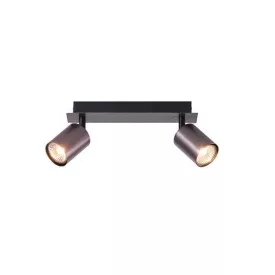   EUROLAMP ARTE ILLUMINA LUXY SPOT Alumínium Szürka 2XGU10 250X80X120mm 