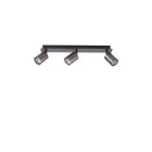 EUROLAMP ARTE ILLUMINA LUXY SPOT Alumínium Szürka 3XGU10 450X80X120mm 