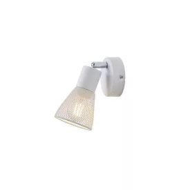   EUROLAMP ARTE ILLUMINA MESHY SPOT Fehér rácsos 1XE14 D80XH125mm 