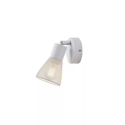 EUROLAMP ARTE ILLUMINA MESHY SPOT Fehér rácsos 1XE14 D80XH125mm 