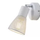 EUROLAMP ARTE ILLUMINA MESHY SPOT Fehér rácsos 1XE14 D80XH125mm 
