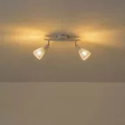 EUROLAMP ARTE ILLUMINA MESHY SPOT Fehér rácsos 2XE14 255X80X145mm 