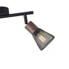 EUROLAMP ARTE ILLUMINA MESHY SPOT Fekete - Fa rácsos2XE14 255X80X145mm 