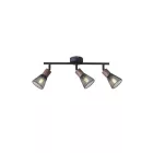 EUROLAMP ARTE ILLUMINA MESHY SPOT Fekete - Fa rácsos3XE14 390X80X145mm 