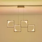 EUROLAMP ARTE ILLUMINA SQUARE Mennyezeti Lámpatest LED 36W 820X16X1340mm Fekete 