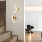 EUROLAMP ARTE ILLUMINA AERO Falilámpa beépített LED 9W réz 595x30x235mm 