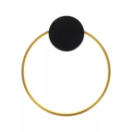 EUROLAMP ARTE ILLUMINA AERO Falilámpa beépített LED 9W Fekete és réz 300Χ340mm 