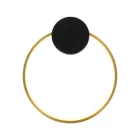 EUROLAMP ARTE ILLUMINA AERO Falilámpa beépített LED 9W Fekete és réz 300Χ340mm 