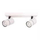 EUROLAMP ARTE ILLUMINA ALINE SPOT BAR Dupla GU10 Fehér/ Fekete 