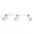 EUROLAMP ARTE ILLUMINA ALINE SPOT BAR Hármas GU10 Fehér/ Fekete 