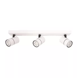   EUROLAMP ARTE ILLUMINA ALINE SPOT BAR Hármas GU10 Fehér/ Fekete 
