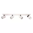 EUROLAMP ARTE ILLUMINA ALINE SPOT BAR QUAD GU10 Fehér/ Fekete 
