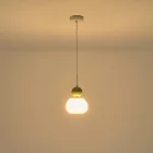 EUROLAMP ARTE ILLUMINA AMETHYST Függesztett lámpatest G9 MAX 25W 180Χ1290mm Fehér-Zöld 