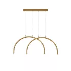 EUROLAMP ARTE ILLUMINA APSIS Függesztett lámpatest beépített LED 10W BRONZ 840x20x330mm 