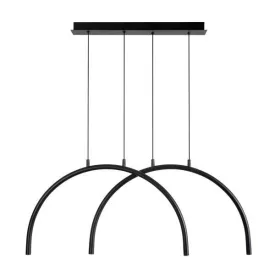   EUROLAMP ARTE ILLUMINA APSIS Függesztett lámpatest beépített LED 10W Fekete 840x20x330mm 