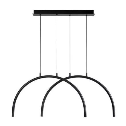 EUROLAMP ARTE ILLUMINA APSIS Függesztett lámpatest beépített LED 10W Fekete 840x20x330mm 